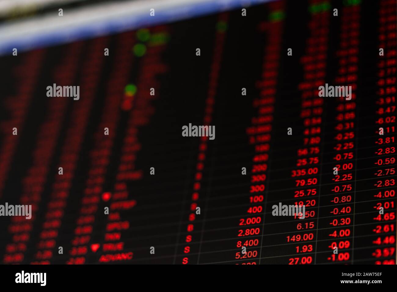 Chinese stock ticker hires stock photography and images Alamy