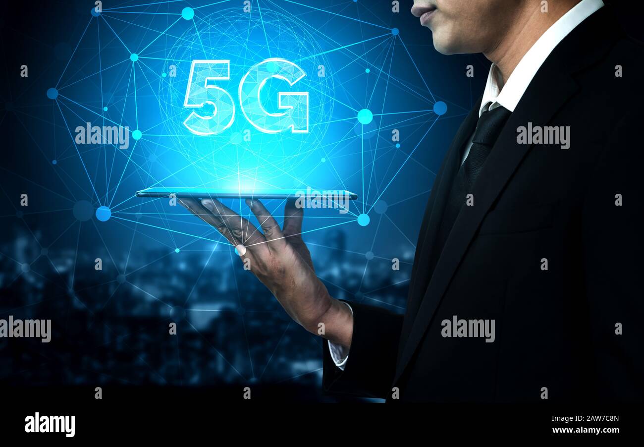 5G Communication Technology Wireless Network for Global Business Growth, Social Media