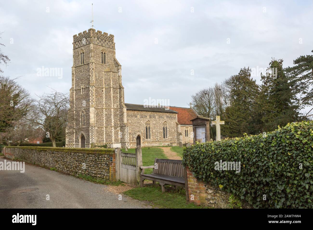 Church of Saint Peter and Paul, Pettistree, Suffolk, England, UK Stock Photo