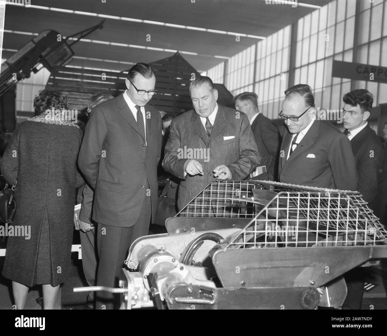 Opening Farm Machine Exhibition at the RAI by Dr G. de Bakker opening address Dr G. de Bakker Date:.... January 20, 1964 Keywords: Openings, exhibitions person Name: Dr. Ir. G. Baker Institution Name: RAI Stock Photo