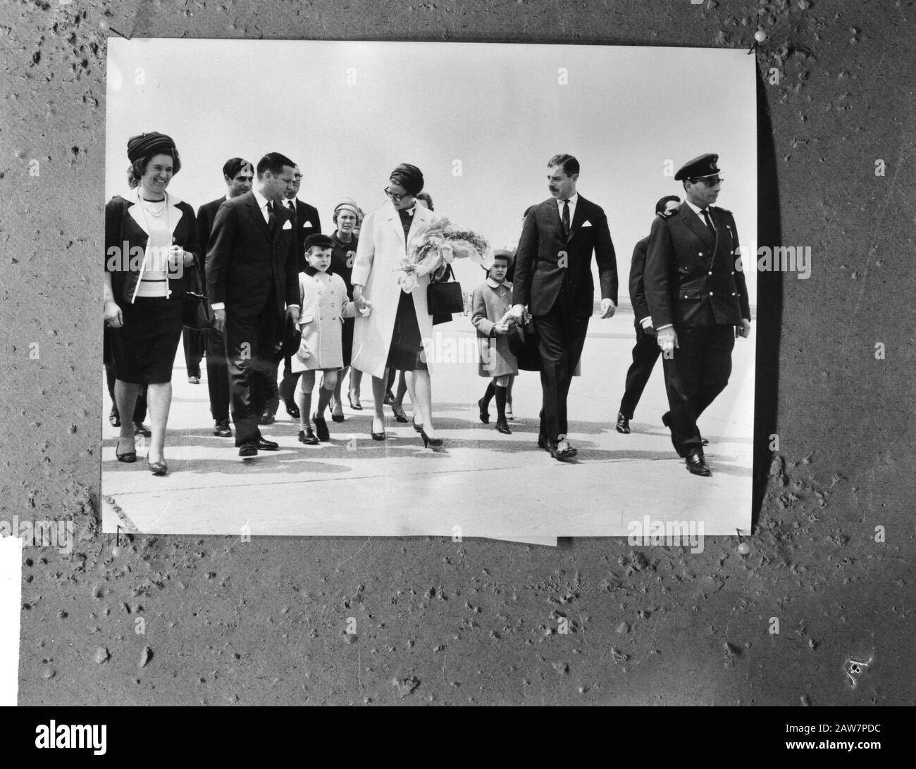 Princess Grace Of Monaco With Children In Portugal Arrival Airport Lisbon Date April 15 1964 Location