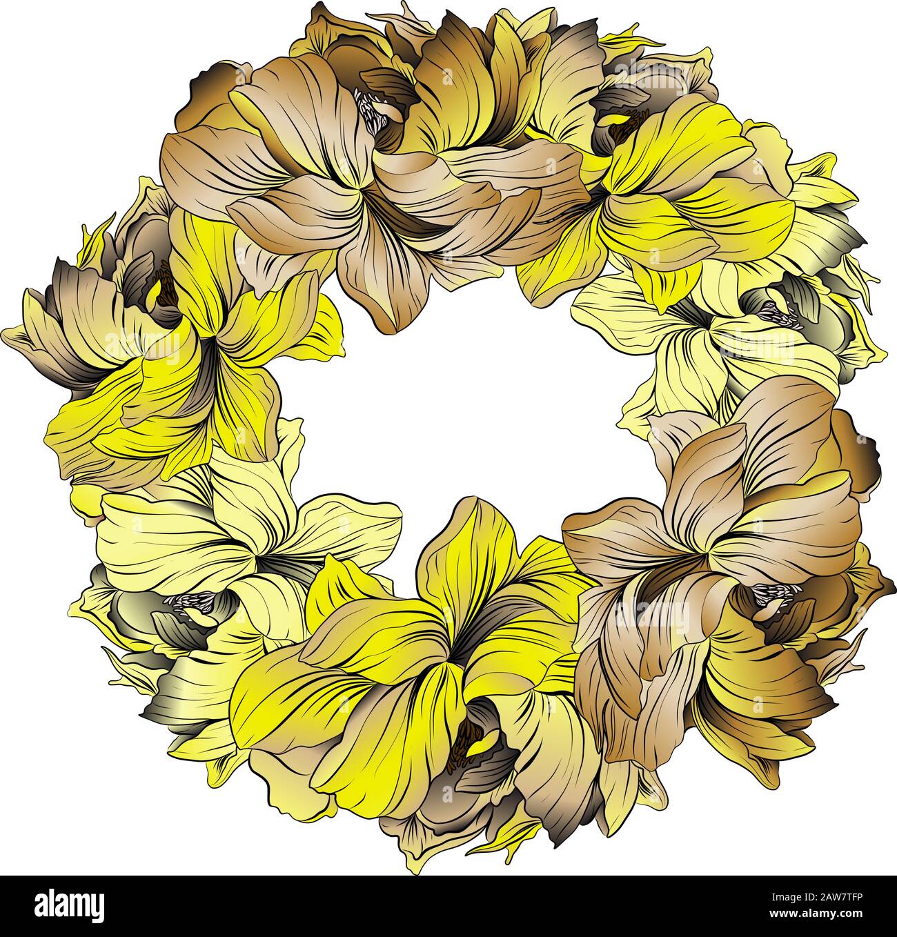 Floral pattern, can use be for shawl, decor, fabric. Stock Vector