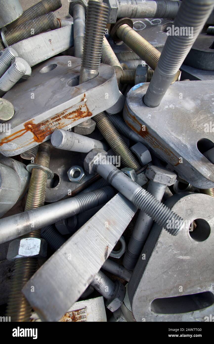 Heavy Duty nuts and bolts Stock Photo Alamy