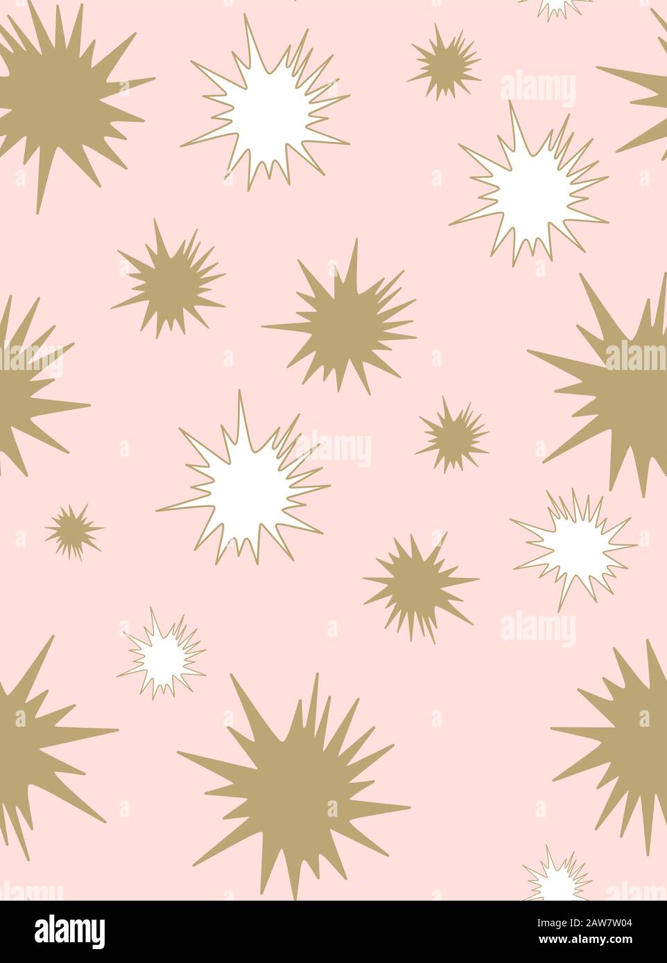 Scandinavian seamless pattern with stars. EPS 10 Stock Vector