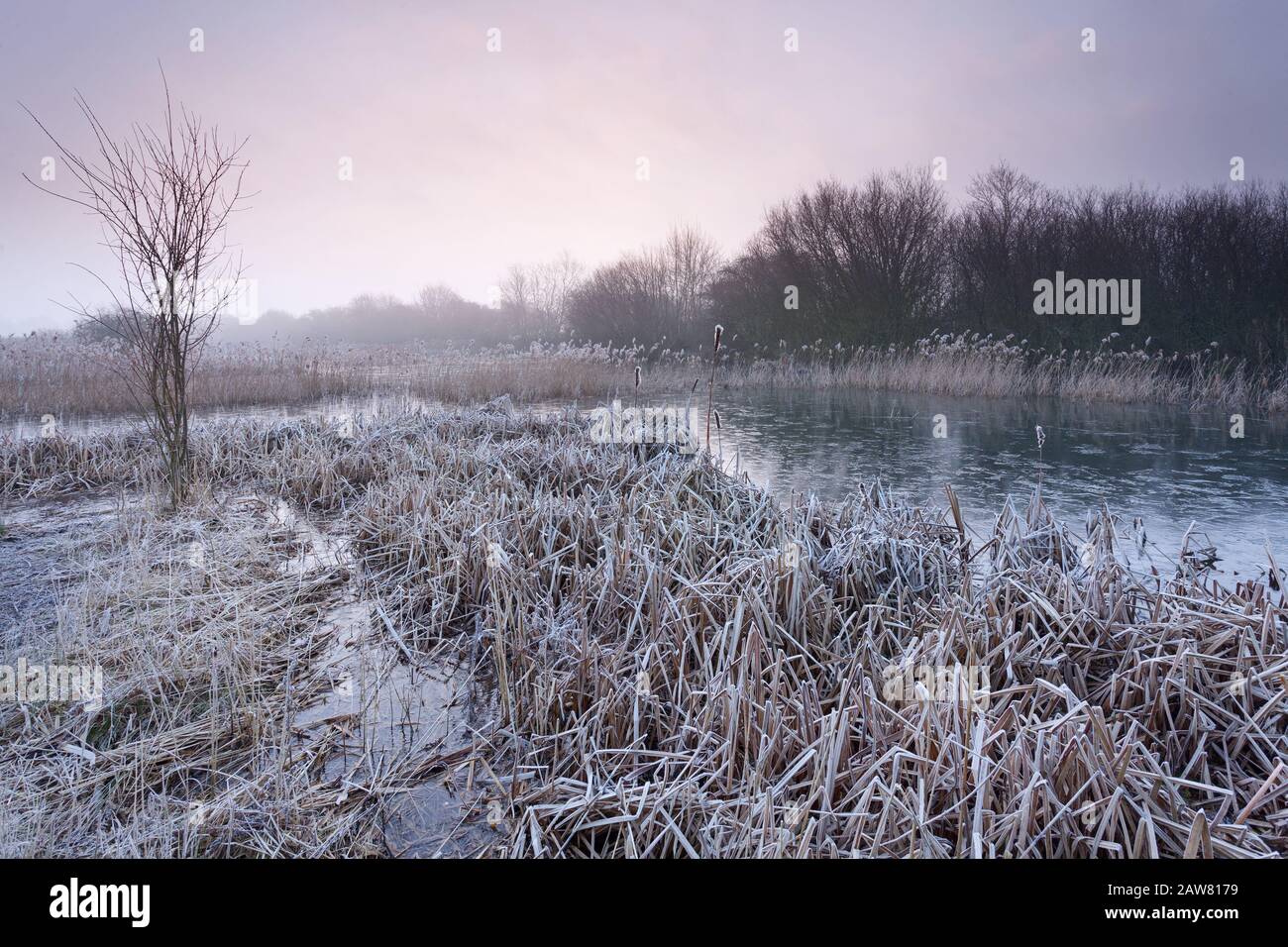 Barton-upon-Humber, North Lincolnshire, UK. 7th February 2020. UK Weather: A cold and frosty Winter morning in February. Credit: LEE BEEL/Alamy Live News. Stock Photo