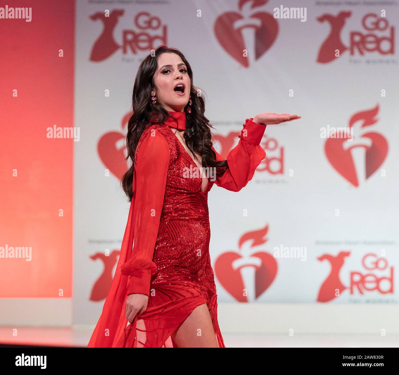 laura marano red dress Laura Marano Attends The Grey Goose and Raedio Toast to the 65th Annual GRAMMY Awards at the Rhythm & Bleu Party BeautifulBallad