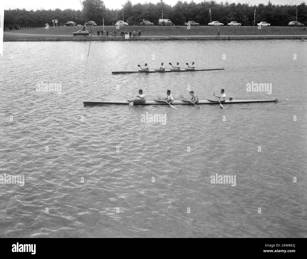 Canoe races Black and White Stock Photos & Images Alamy