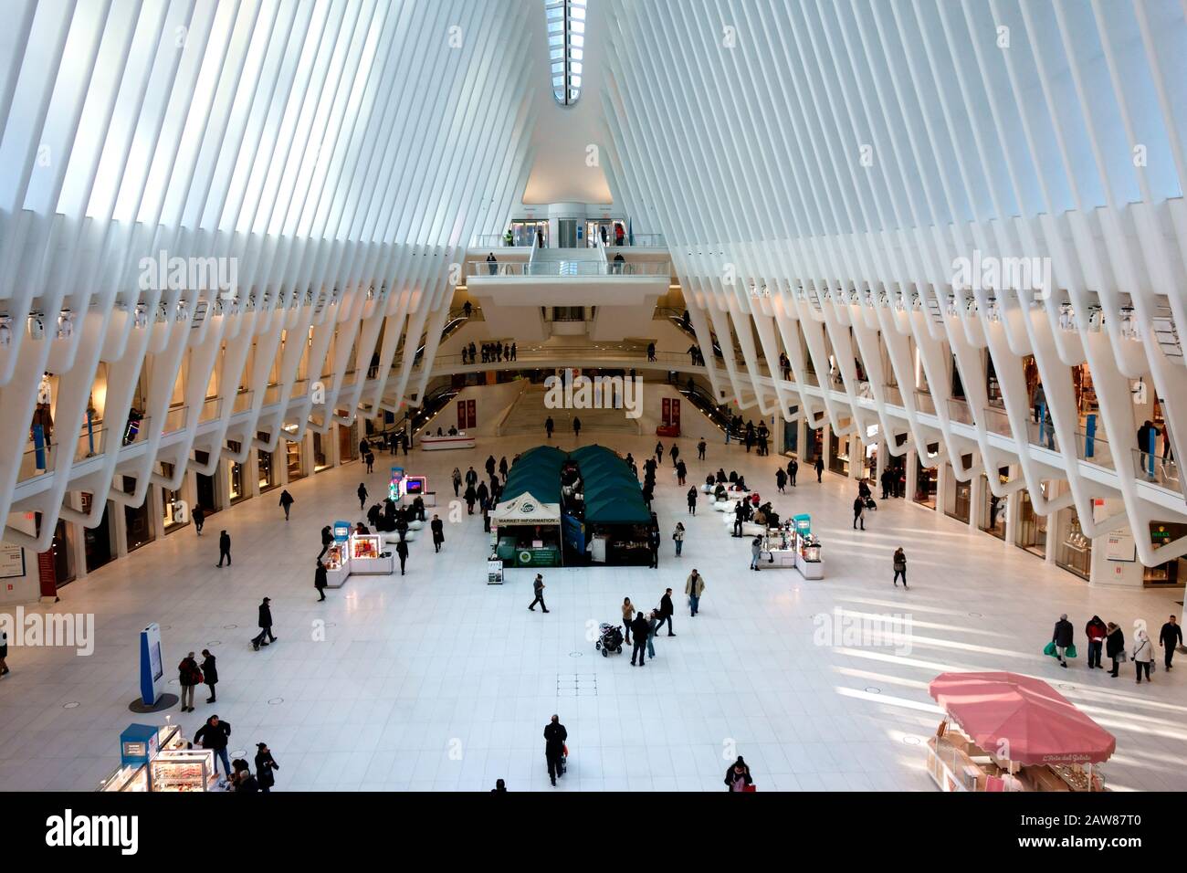 Westfield World Trade Center Shopping Mall in New York 