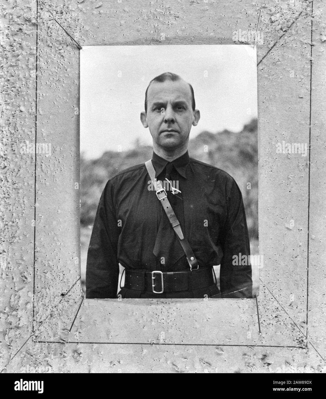 M.M. Rost van Tonningen (1894-1945). NSB header and in the war including President of the Nederlandsche Bank Annotation: Repro Negative Date: June 13, 1967 Keywords: National Socialist Movement, World War II, political parties, political movements, portraits Person Name: Rost of Tonningen, Meinoud Stock Photo