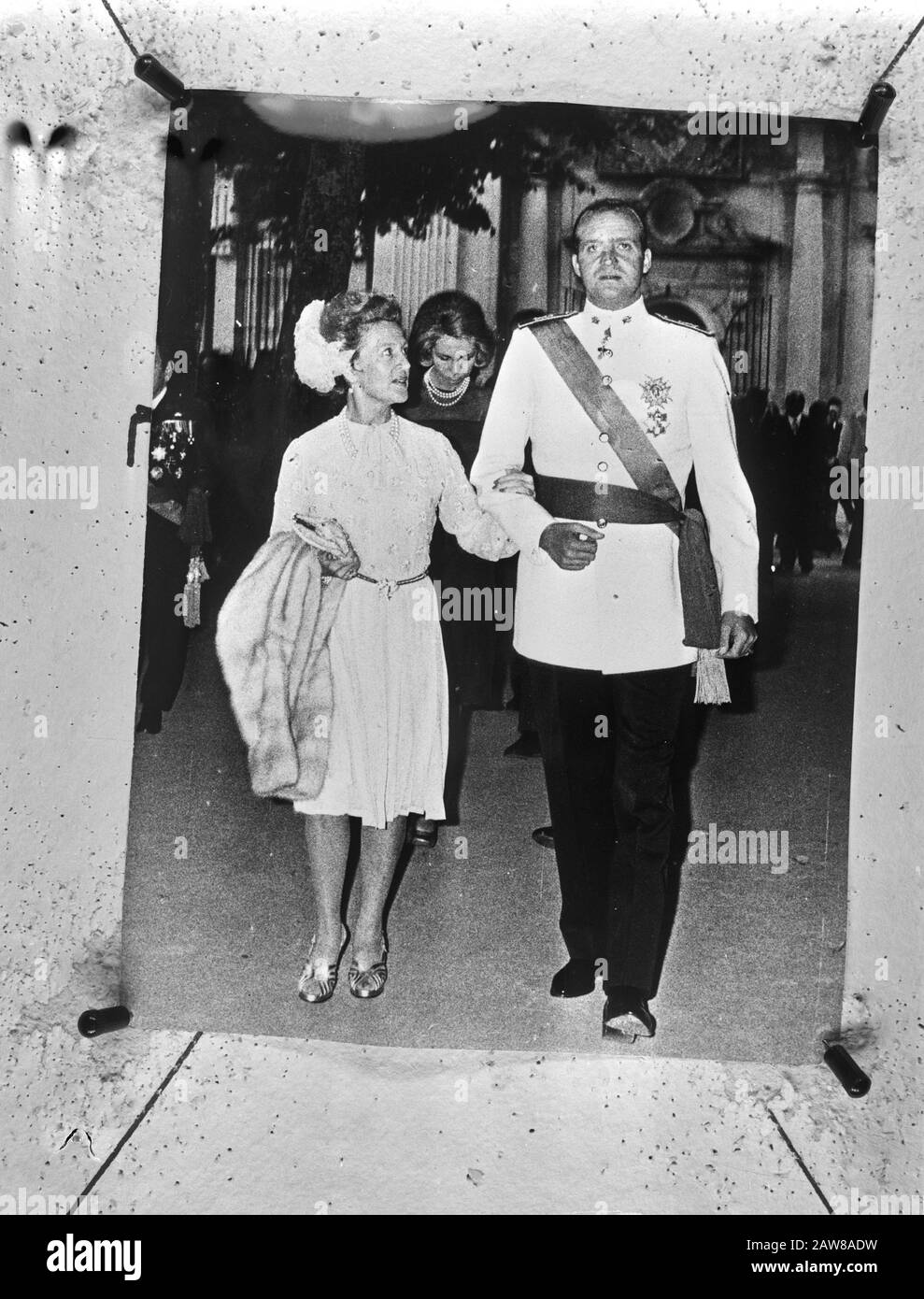 Reception In The Gardens Of La Granja Palace In Segovia Due To The