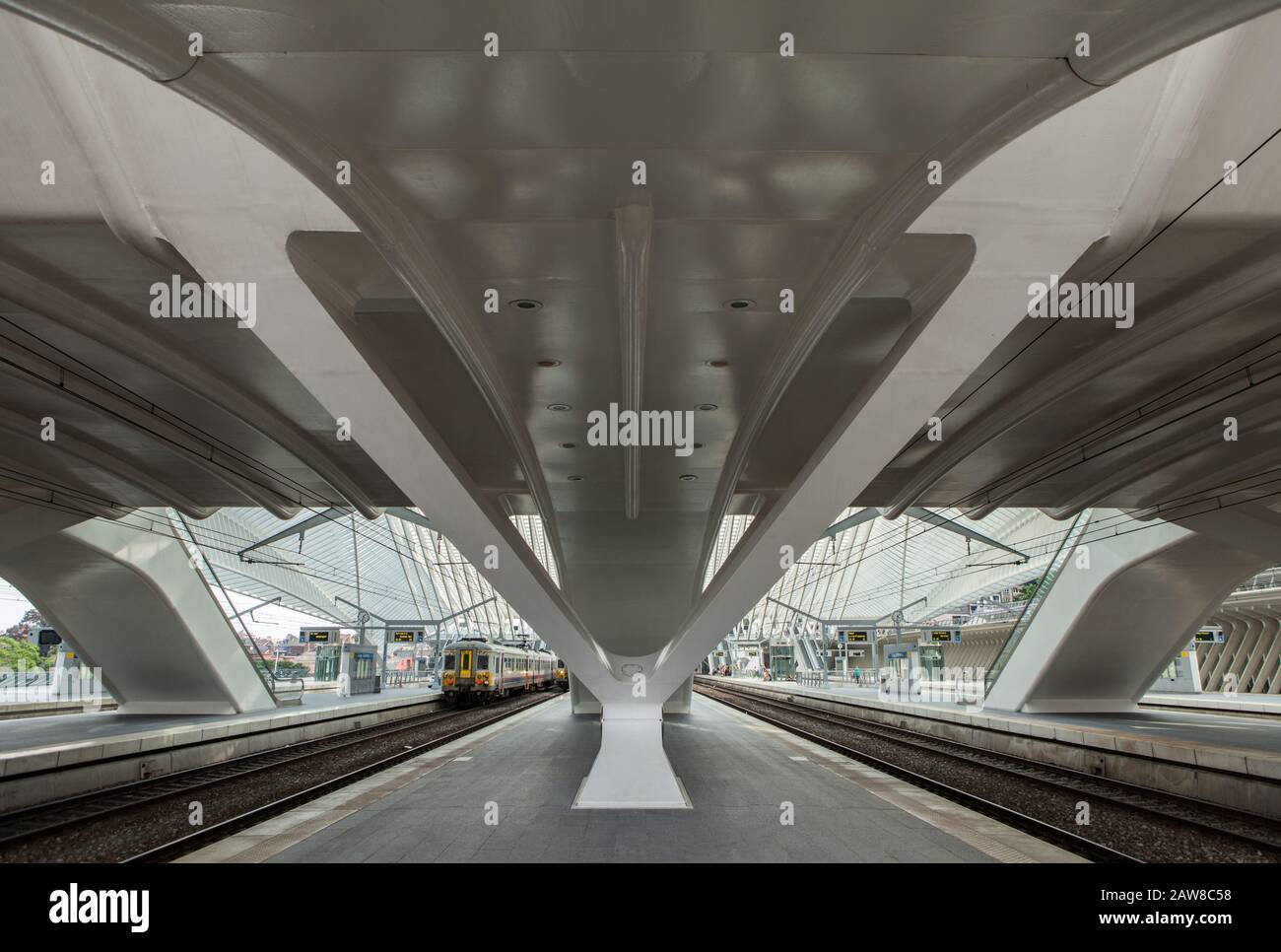 Gare De Liège Guillemins Stock Photo Alamy