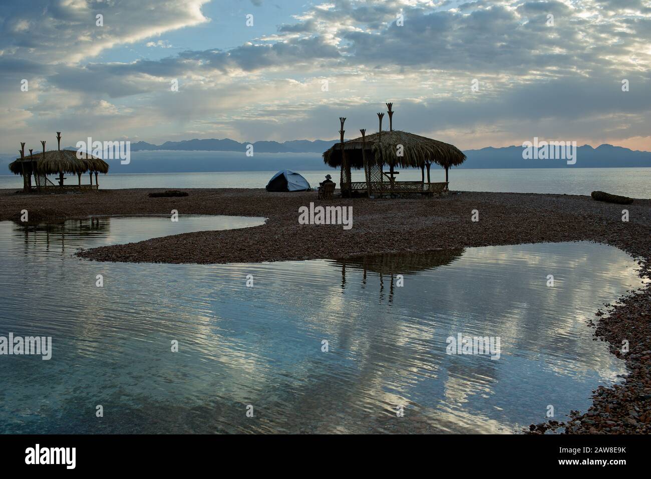 Blue Lagoon. Nuweiba. South Sinai. Egypt Stock Photo