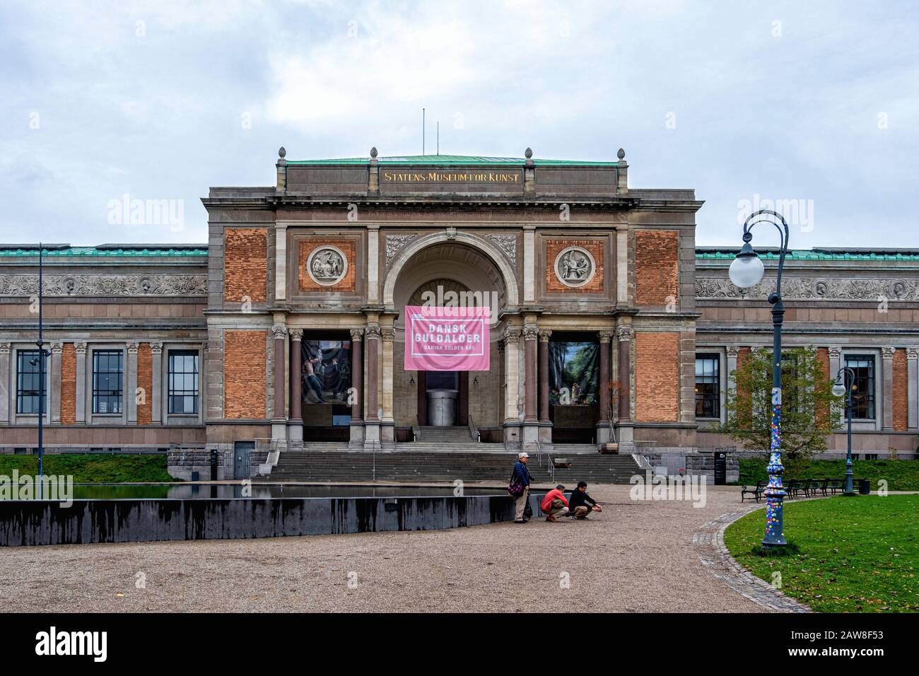 The National Gallery of Denmark, Statens Museum for Kunst, Italian Renaissance revival style building built 1889-96, Copenhagen Denmark Stock Photo