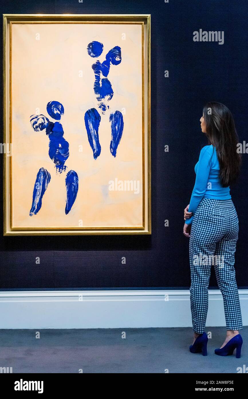 Yves klein untitled anthropometry hires stock photography and images
