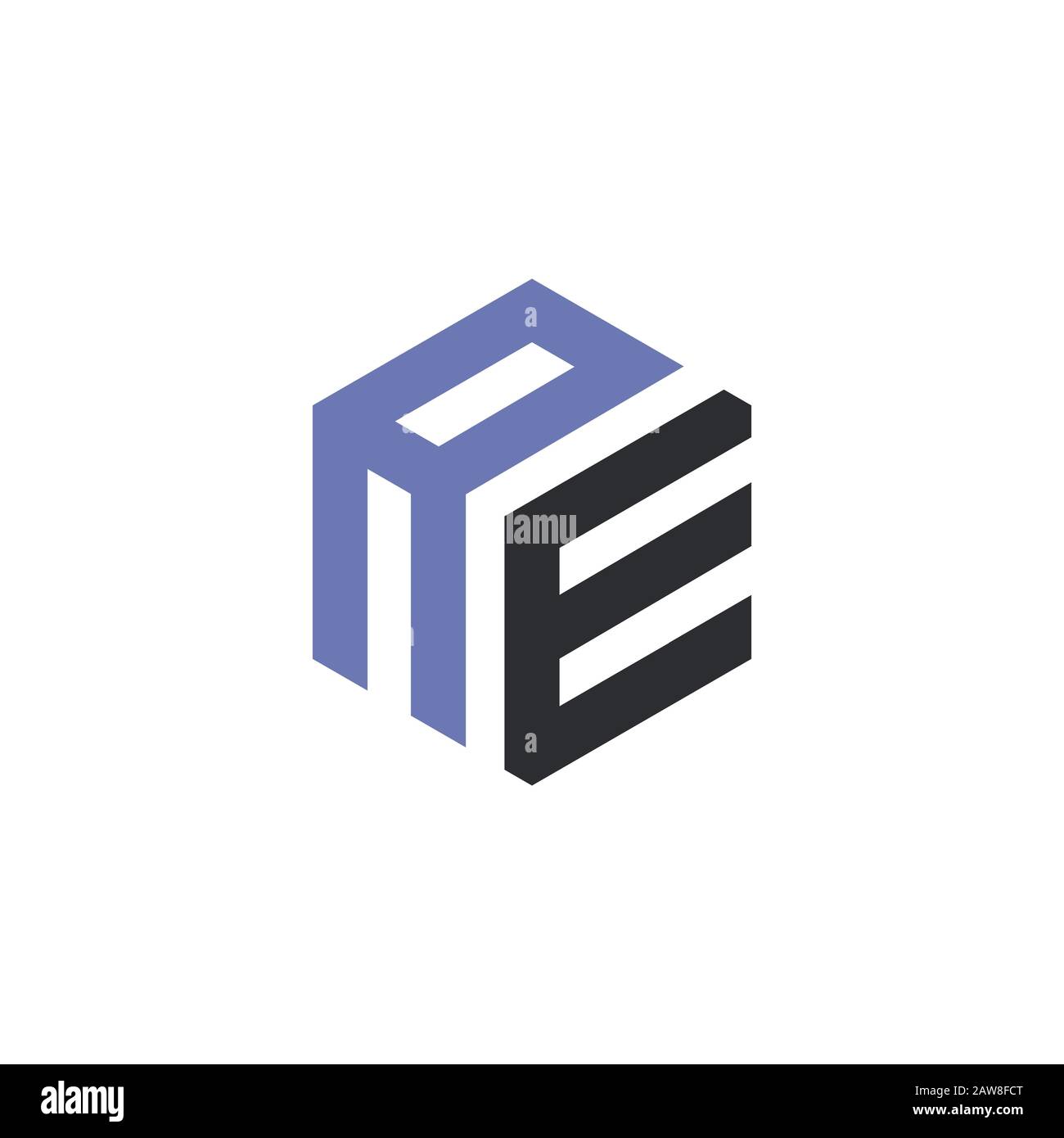 Initial letter ae or ea logo design template Stock Vector Image & Art ...