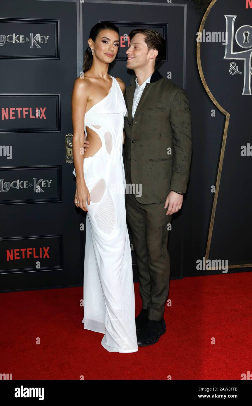 Los Angeles, USA. 05th Feb, 2020. Laysla De Oliveira and Jonathan Keltz