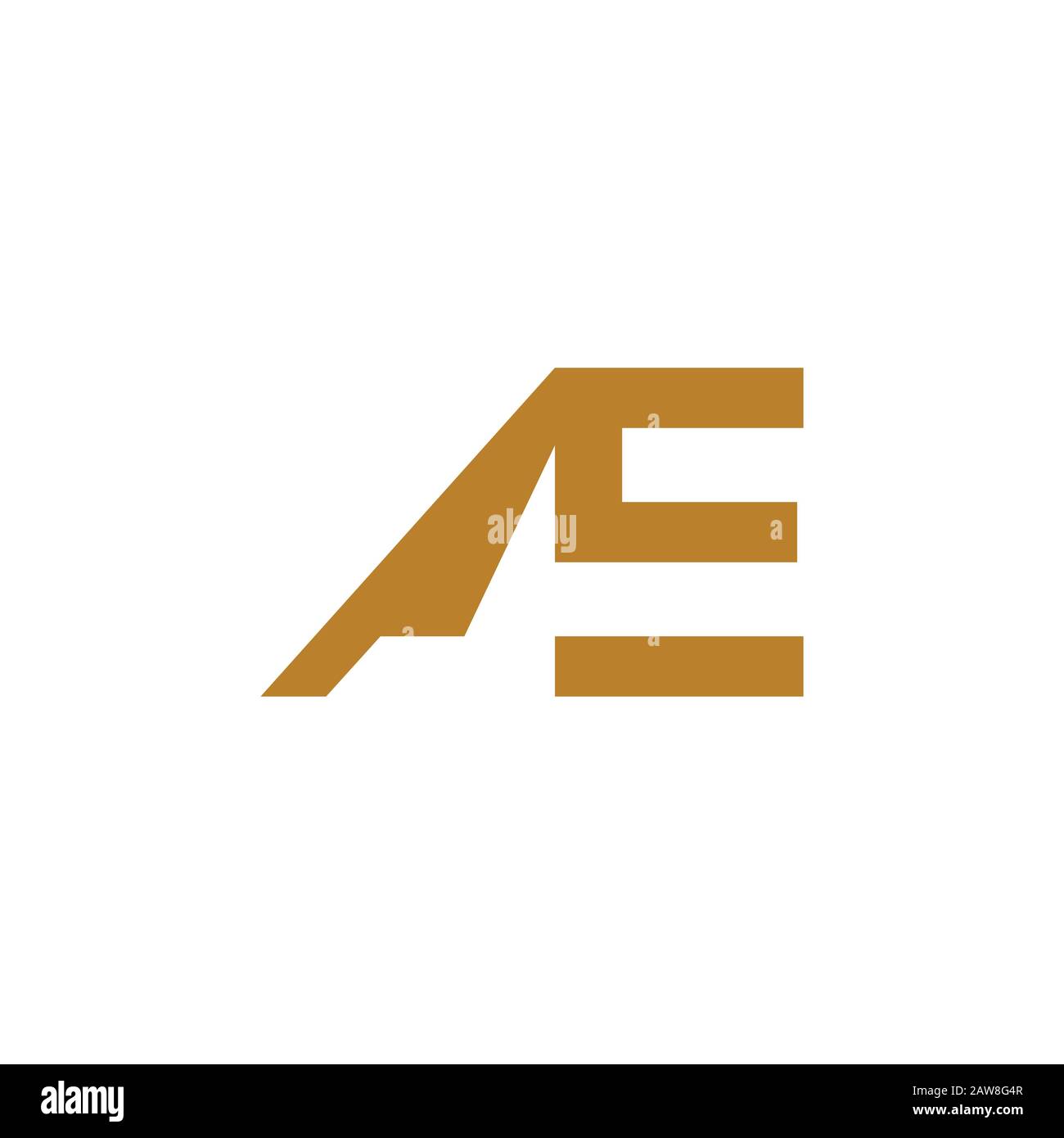 Initial letter ae or ea logo design template Stock Vector Image & Art ...