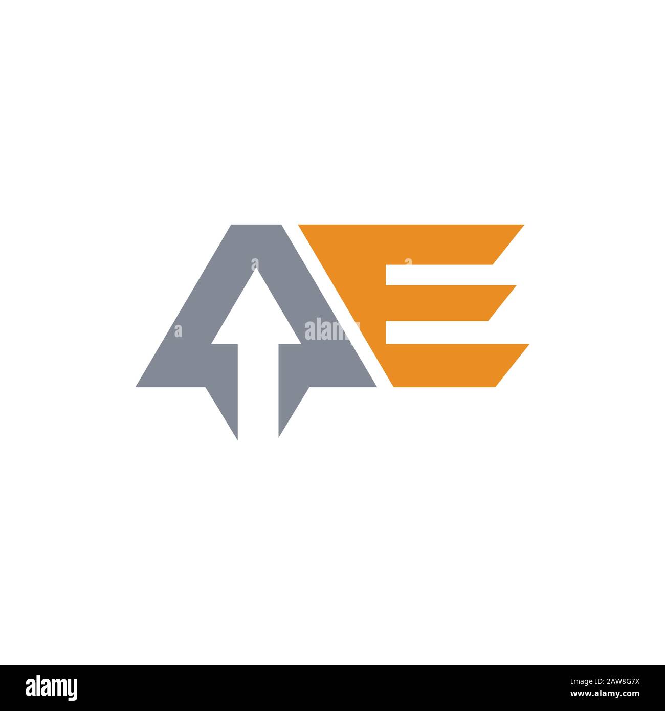Initial letter ae or ea logo design template Stock Vector Image & Art ...