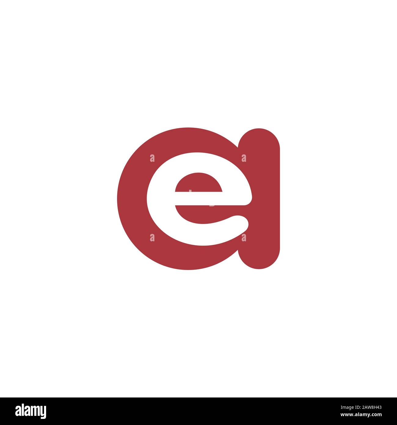 Initial letter ae or ea logo design template Stock Vector Image & Art ...