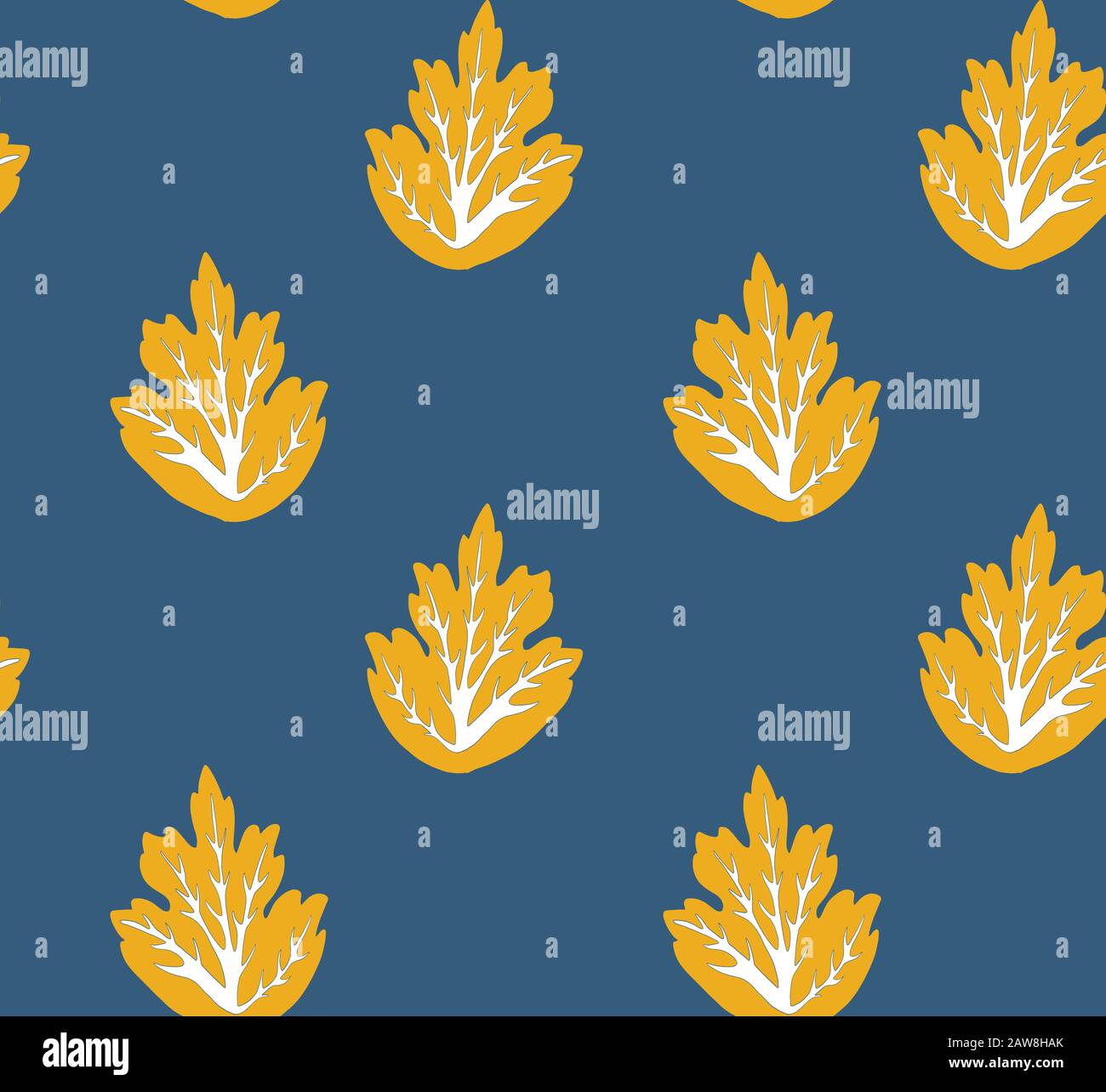 White oak leaves Stock Vector Images - Alamy