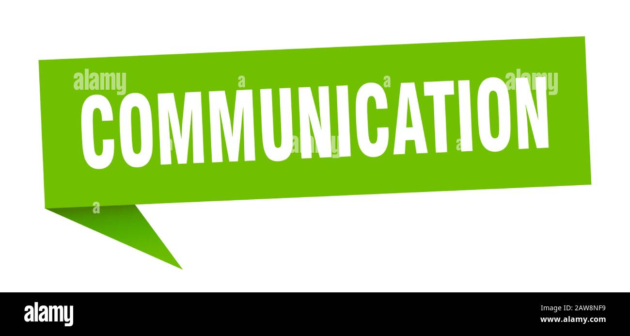 Communitcation Sign communication speech bubble. communication ribbon sign. communication ...