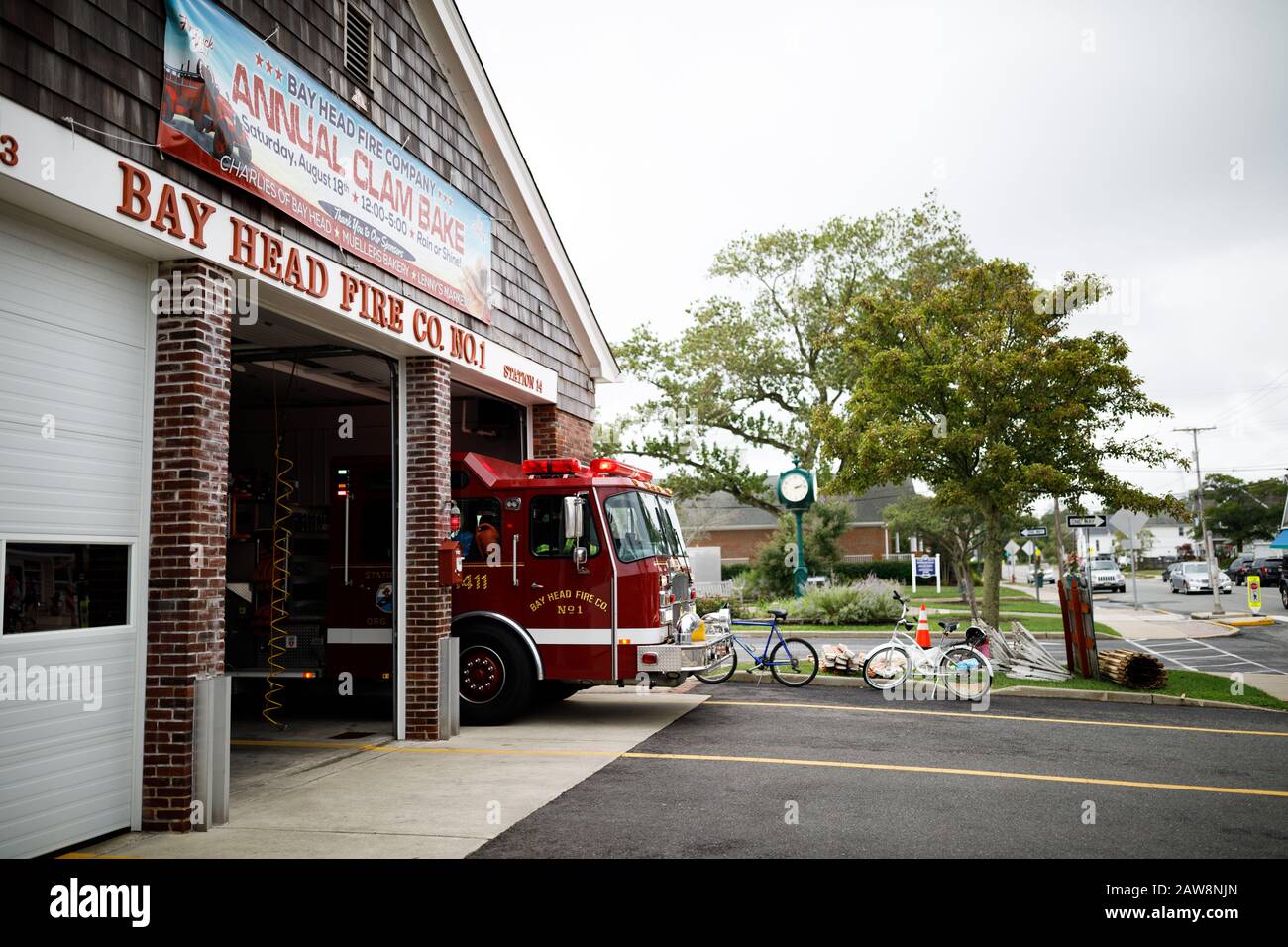 Bay Head fire department building in New Jersey Stock Photo Alamy
