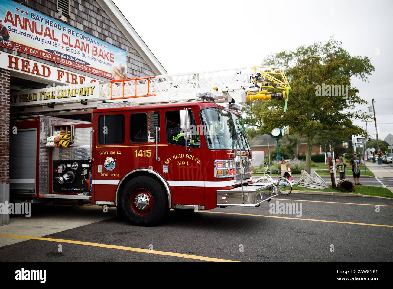 Bay Head fire department building in New Jersey Stock Photo Alamy