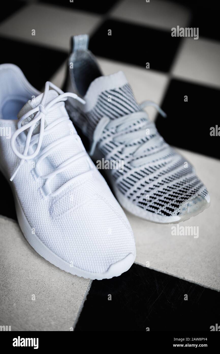 checkered adidas shoes