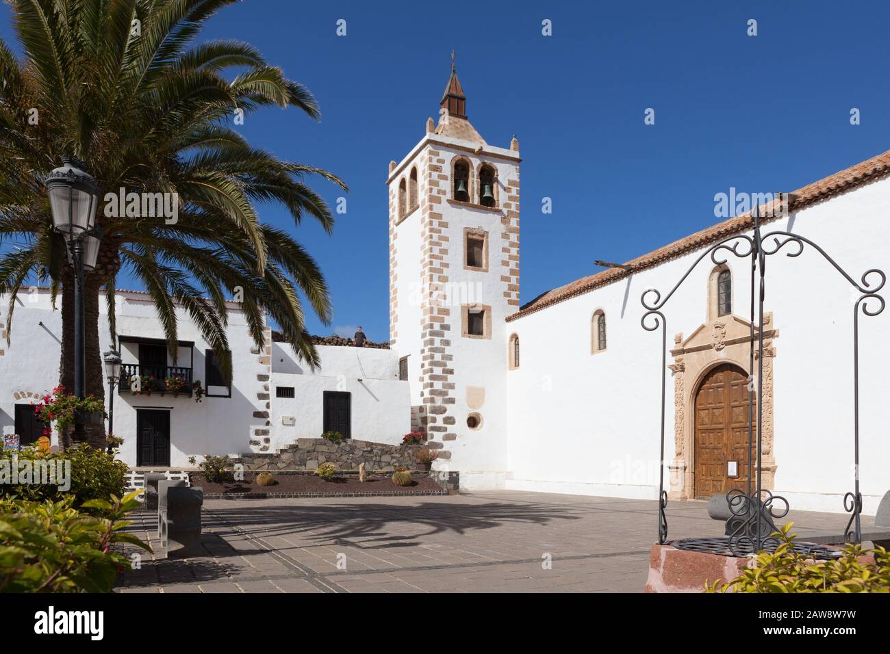 Iglesia Matriz de la Concepción (Iglesia de Santa María de Betancuria), Betancuria, Fuerteventura, Canary Islands Stock Photo