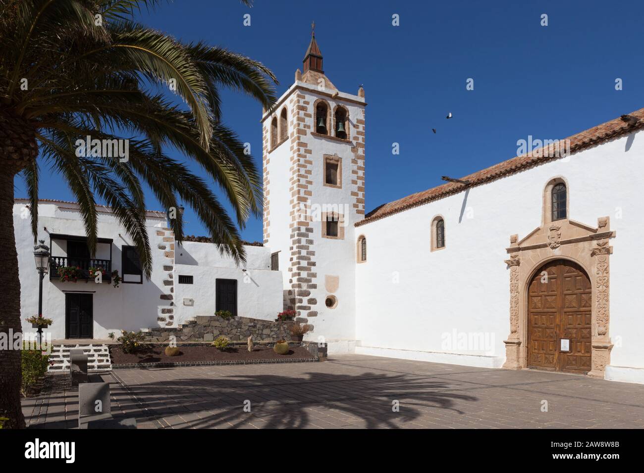 Iglesia Matriz de la Concepción (Iglesia de Santa María de Betancuria), Betancuria, Fuerteventura, Canary Islands Stock Photo