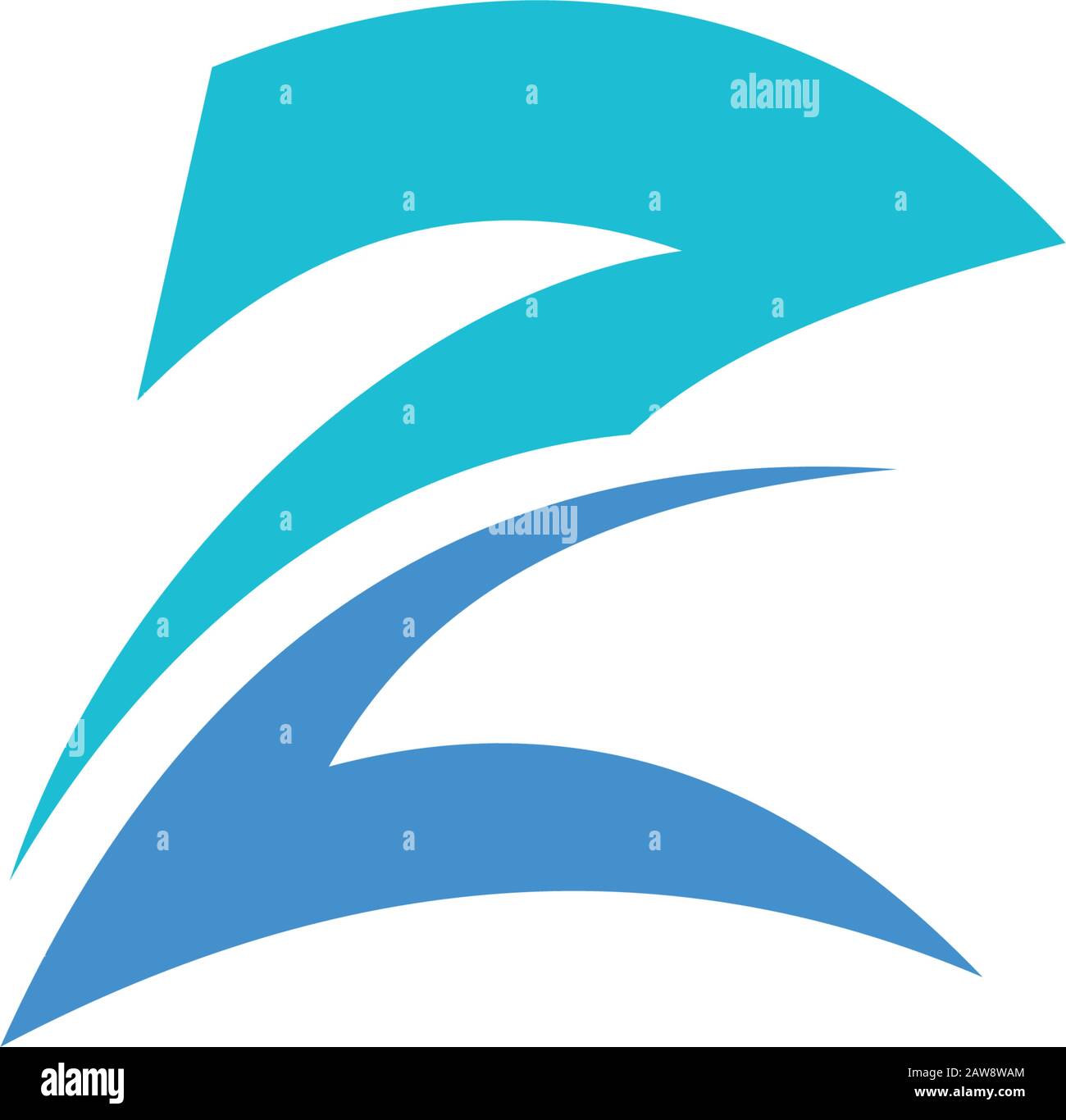 initial letter z logo vector design Stock Vector Image & Art - Alamy