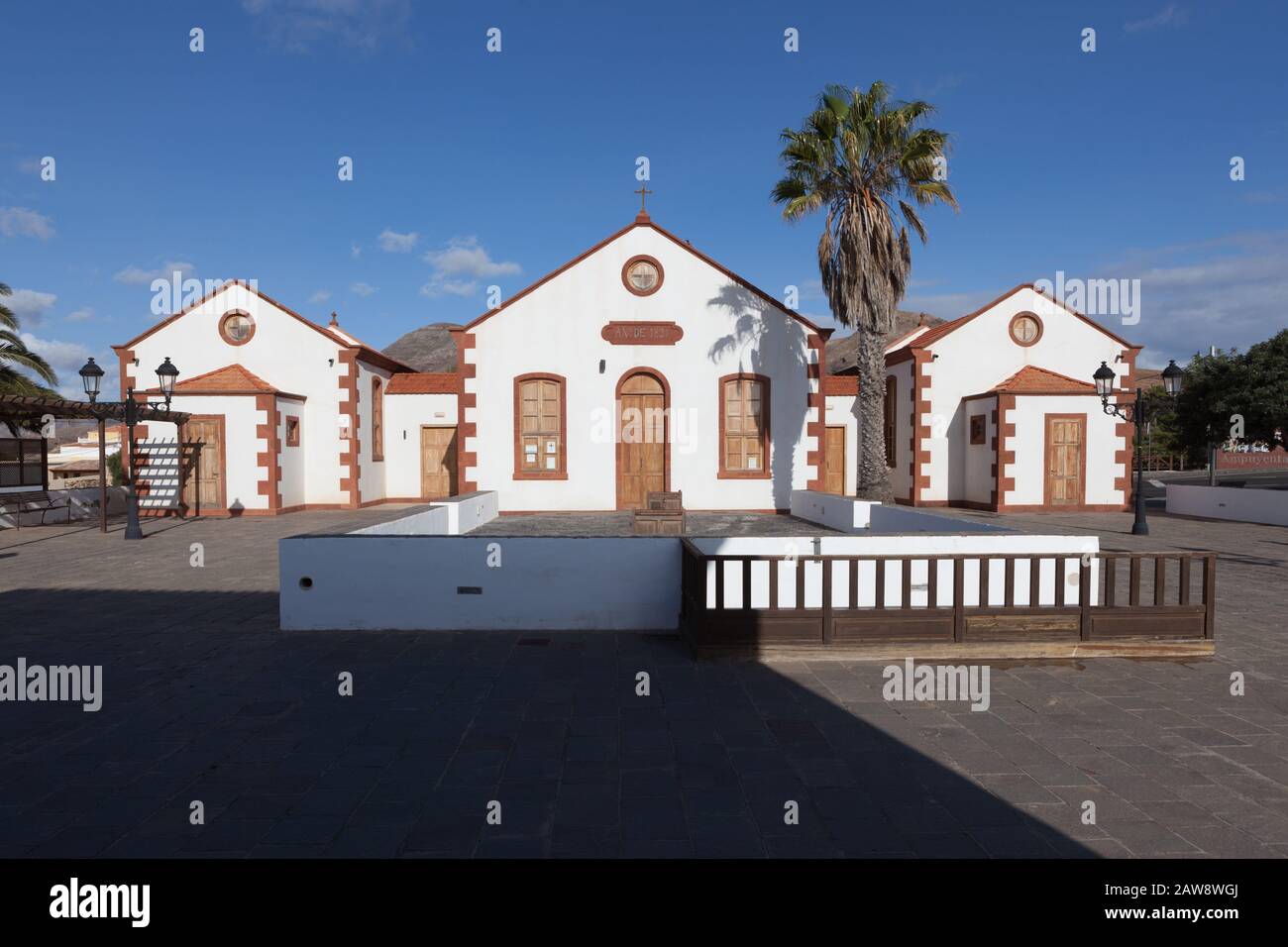 Hospital de Caridad de San Conrado y San Gaspar, Ampuyenta, Fuerteventura, Canary Islands Stock Photo