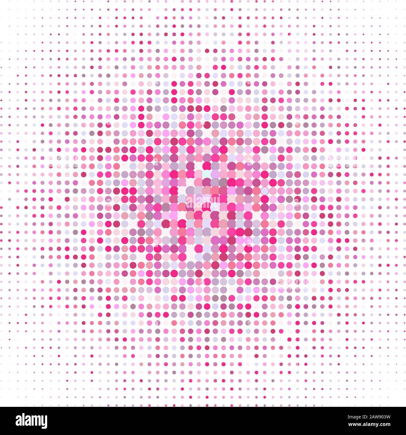 Pink dots on white background Stock Vector Image & Art Alamy