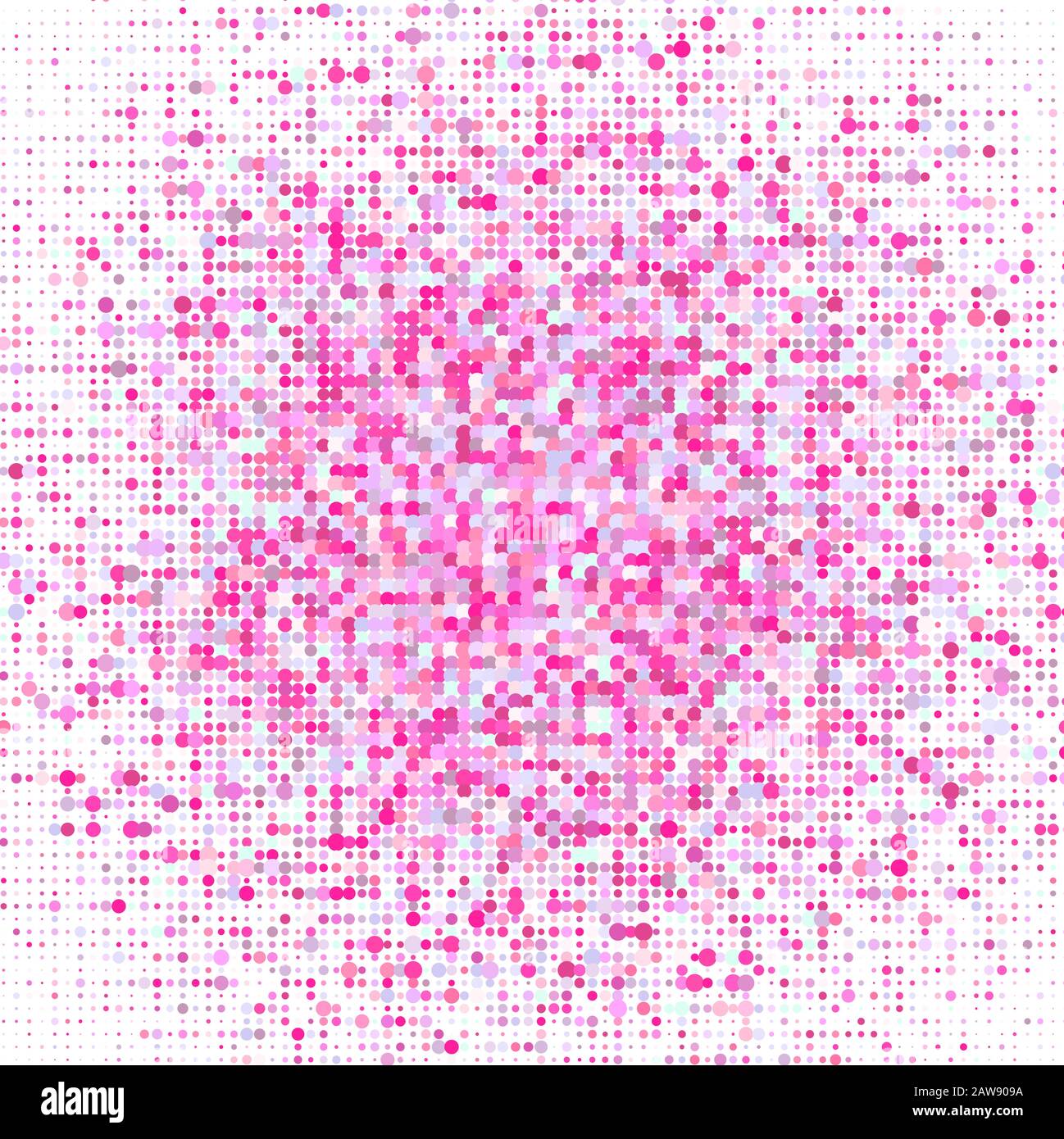 Pink dots on white background Stock Vector Image & Art Alamy