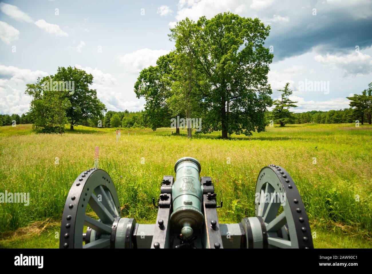 Saratoga National Historical Park, Saratoga County, Upstate New York, USA. Stock Photo