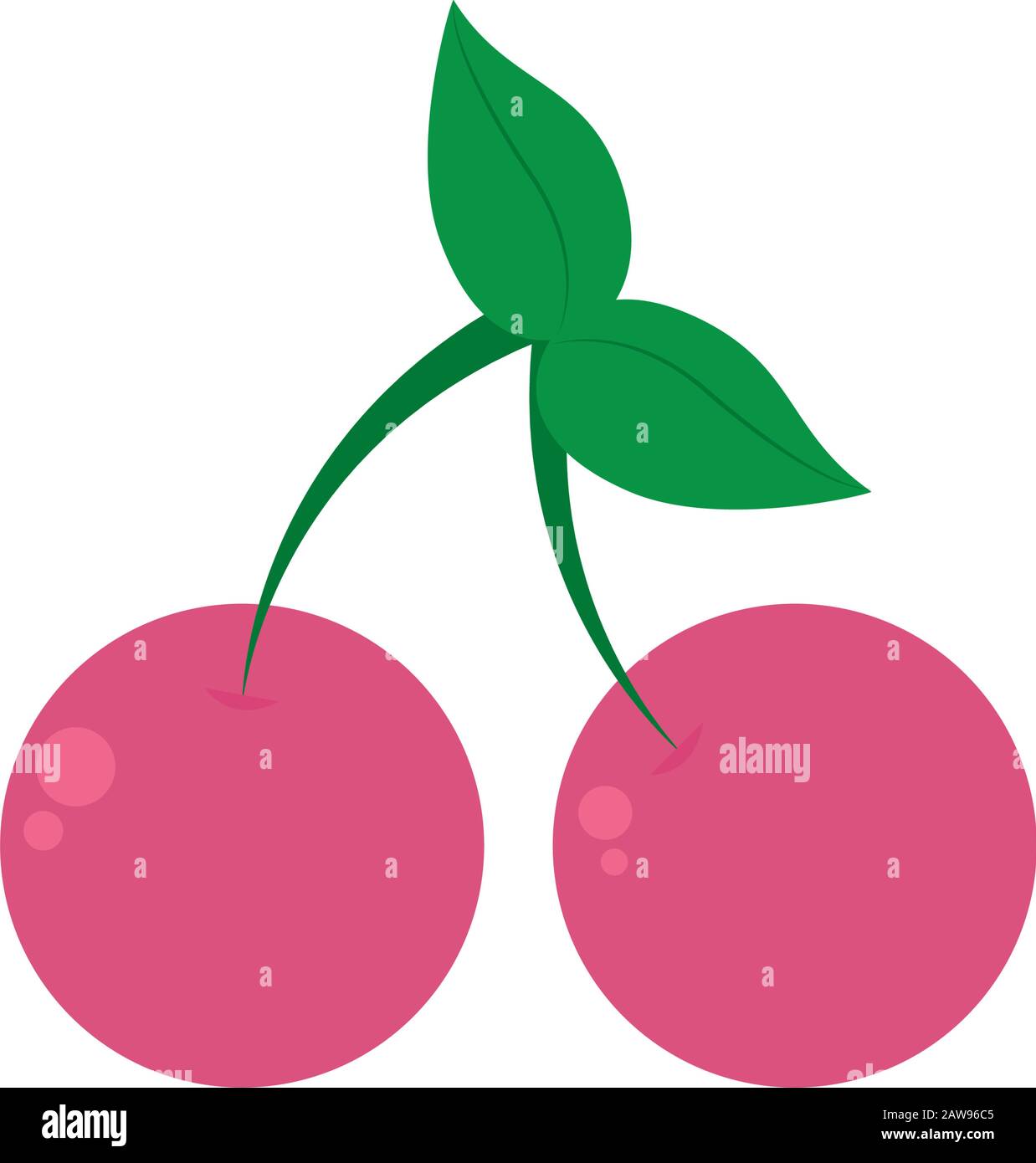 Isolated cherries fruit vector design Stock Vector Image & Art Alamy