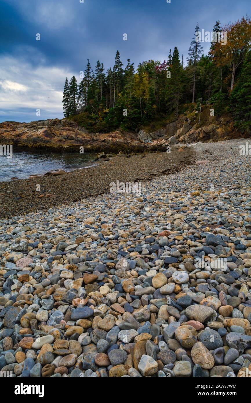 Little Hunters Beach, Acadia National Park, Maine Stock Photo Alamy