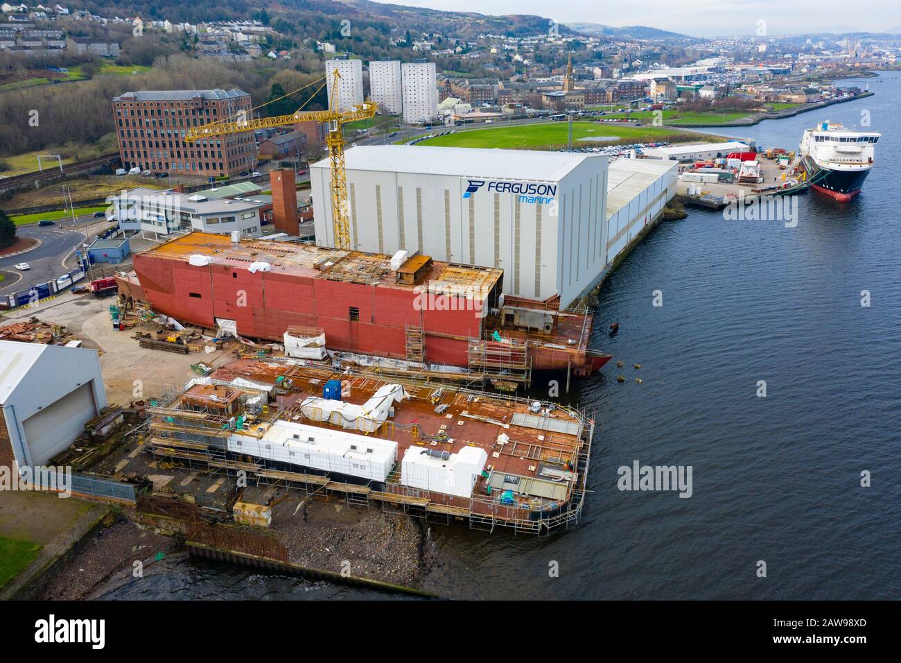 Ferguson marine ship yard hires stock photography and images Alamy