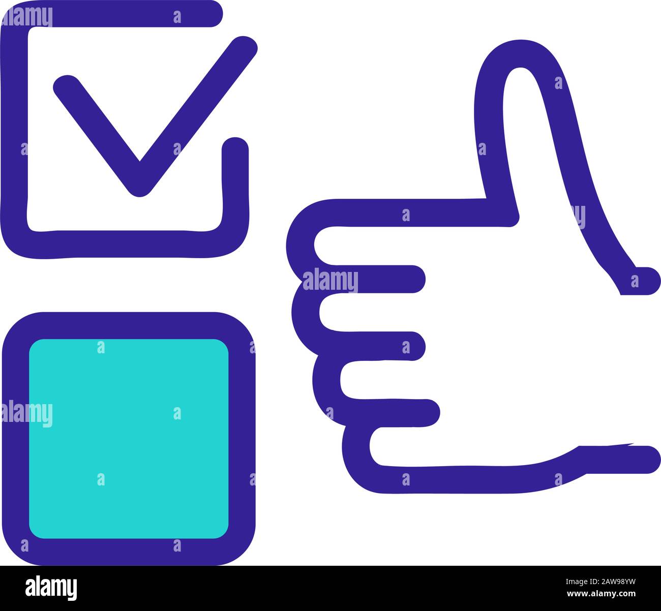 The correct answer is the icon vector. Isolated contour symbol ...
