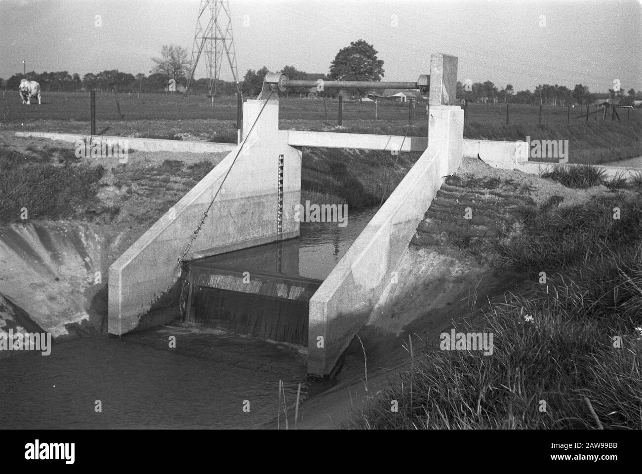 normalization of streams, digging and filling in trenches Date: undated Keywords: digging and filling in trenches, normalization of streams Stock Photo