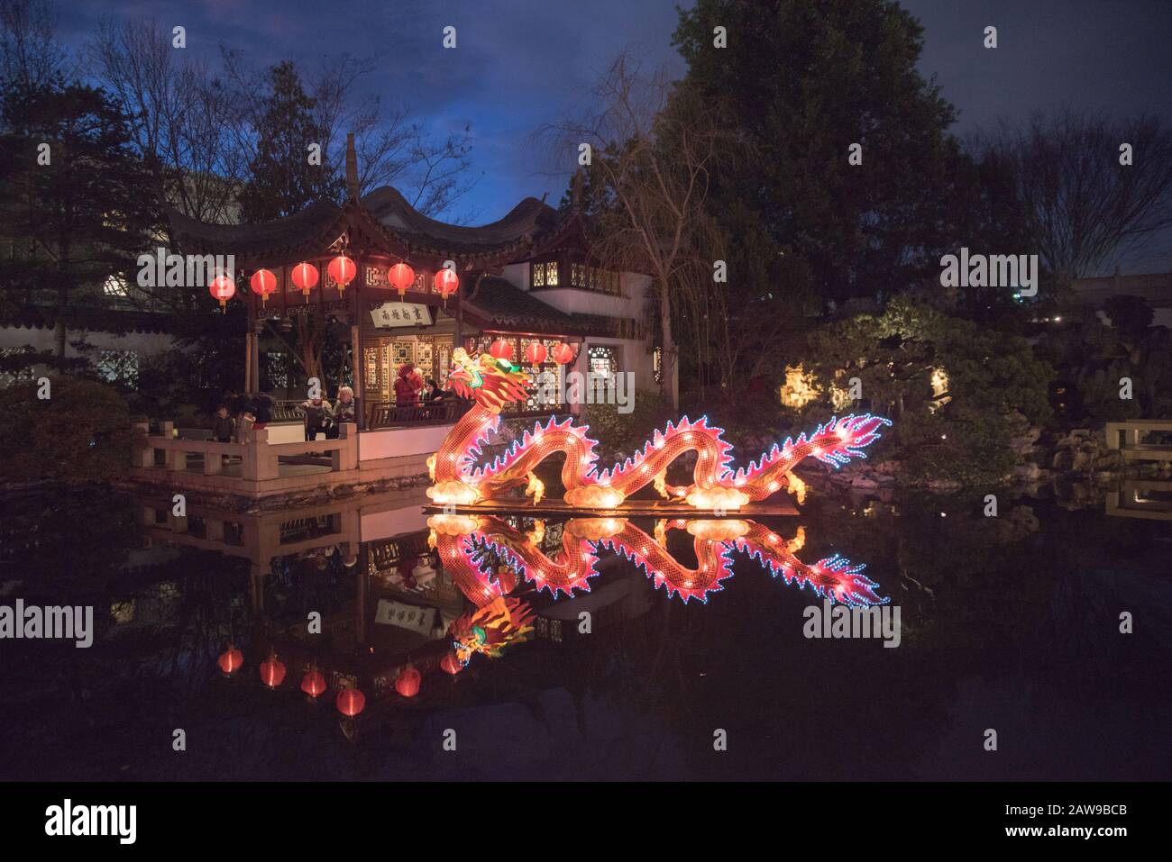 The Chinese Lunar New Year Celebration at the Lan Su Gardens in