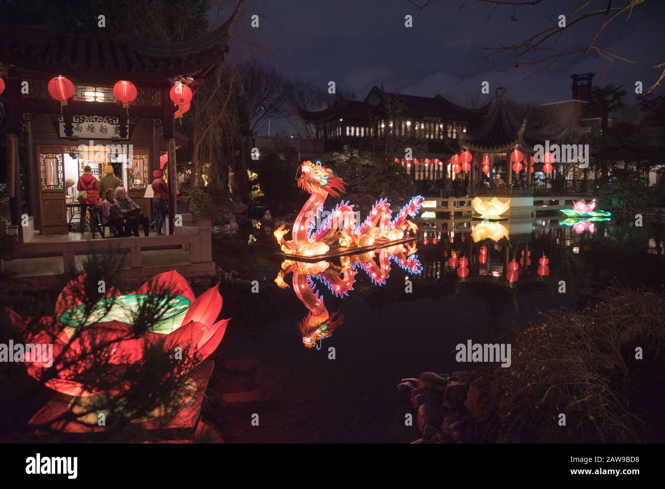 The Chinese Lunar New Year Celebration at the Lan Su Gardens in