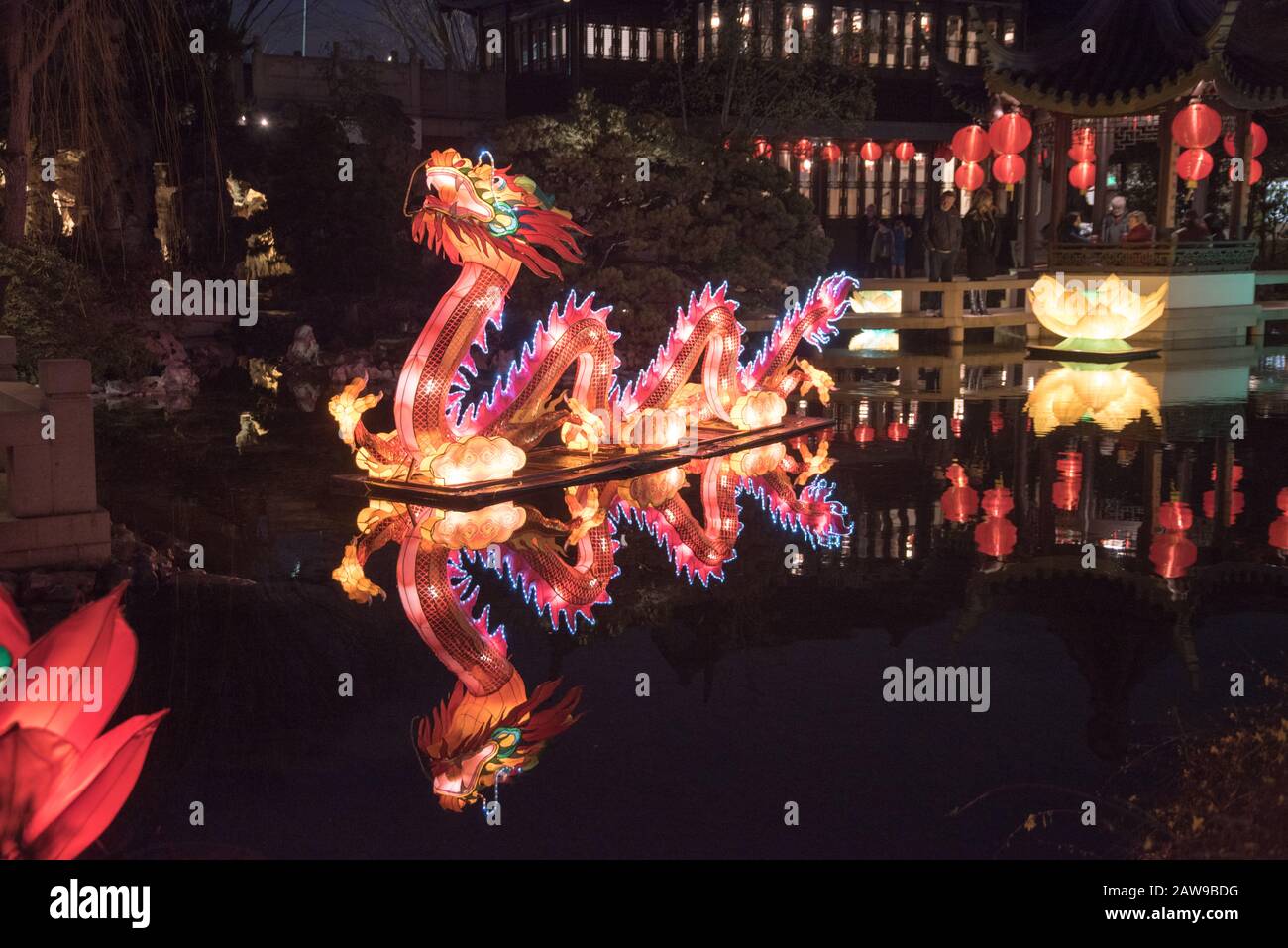 The Chinese Lunar New Year Celebration at the Lan Su Gardens in