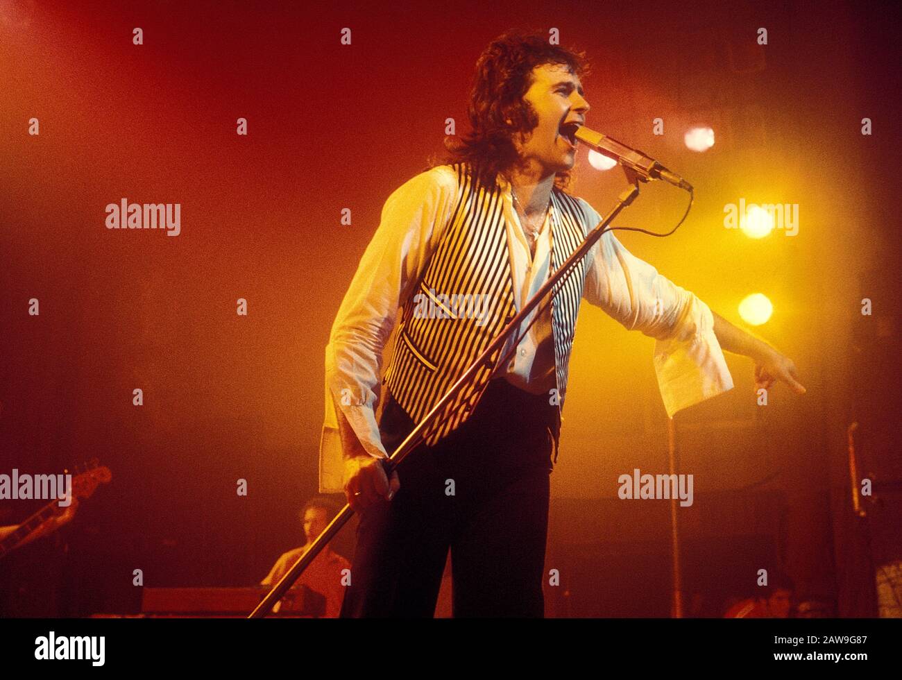 David Essex Live show in London 1977 Stock Photo