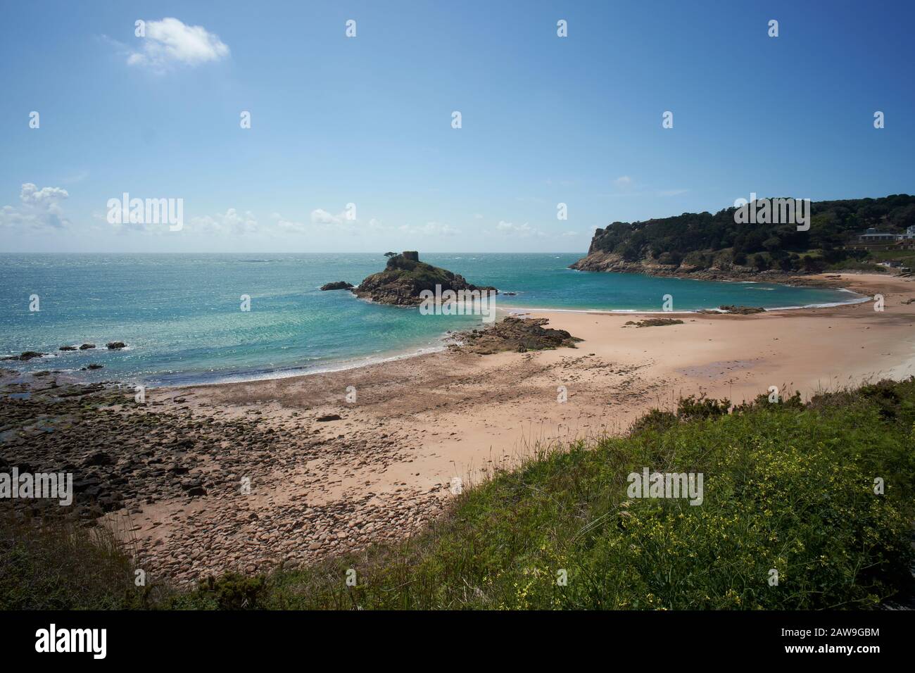 Jersey channel island beach hi-res stock photography and images - Alamy