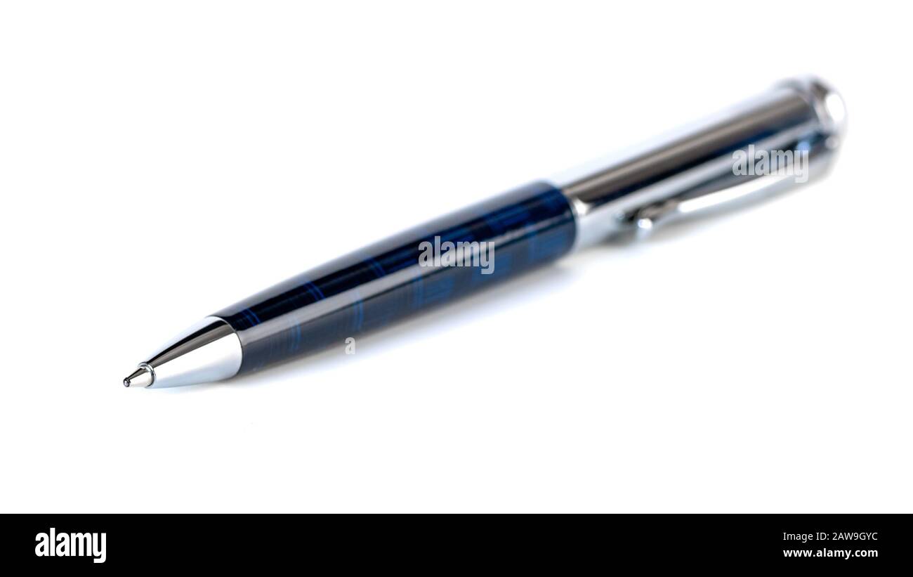 Ball Point Pen Isolated On White background Stock Photo - Alamy