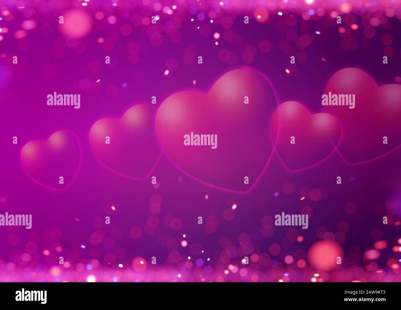 Pink background hearts cute hi-res stock photography and images - Alamy