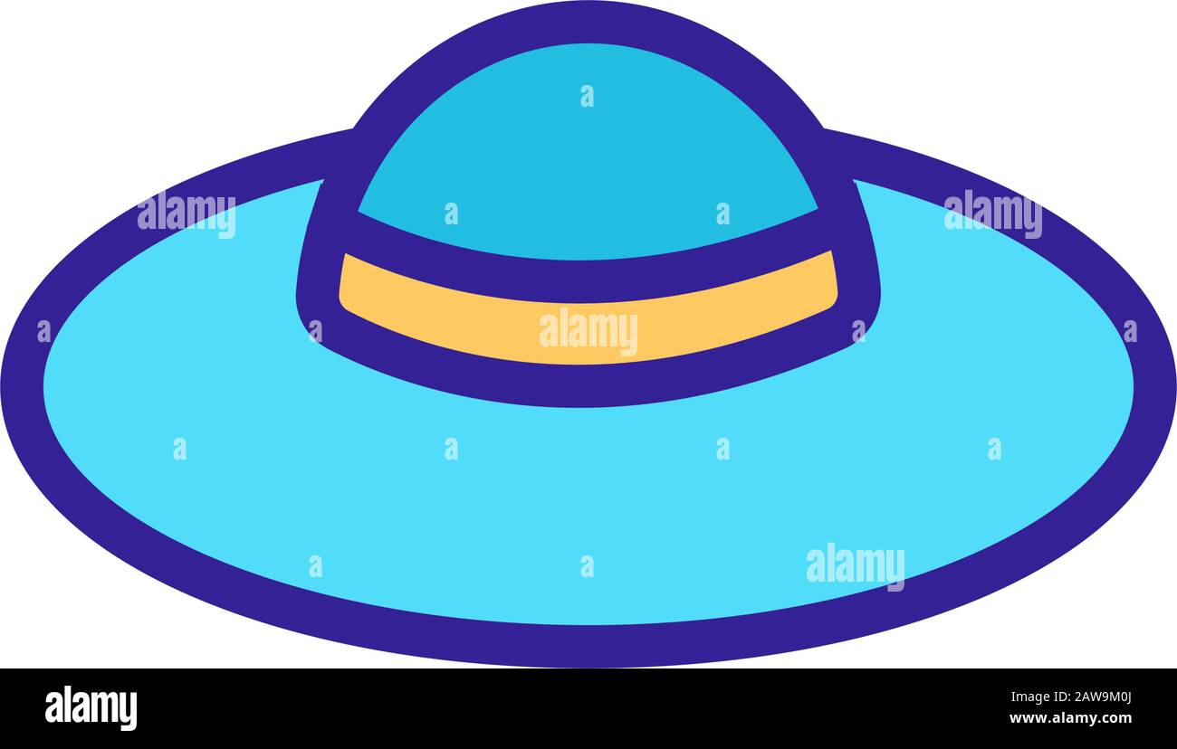 hat icon vector. Isolated contour symbol illustration Stock Vector ...