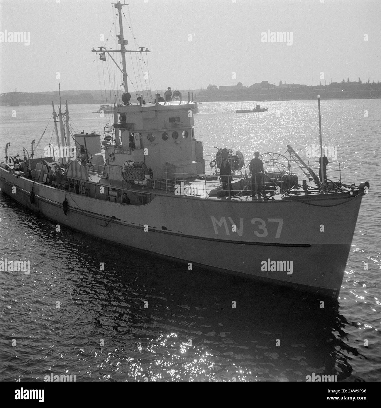 Reportage Vulcan Annotation: Minesweeper MV 37 Hr. Ms. Marsdiep of the  Royal Navy. The ship is as BYMS 38 of the YMS-class built by the American  shipyard Barbour Boat Works from New