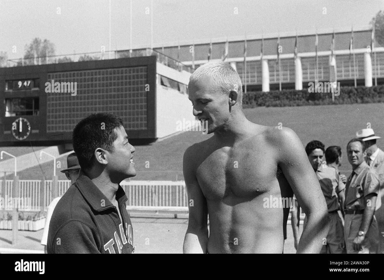 American swimmer larson Black and White Stock Photos & Images Alamy
